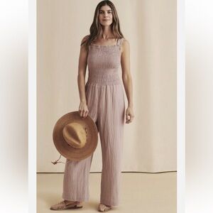 Faherty Diego organic Cotton Jumpsuit in Sz L